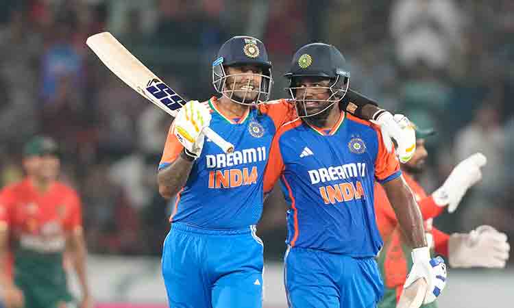 Samson ton powers India to T20 series sweep after record total