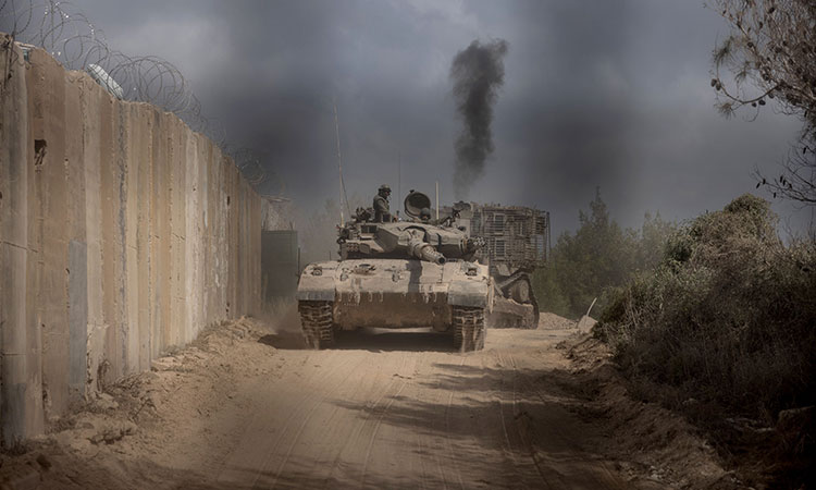 UN says Israeli tanks burst through gates of peacekeeper base