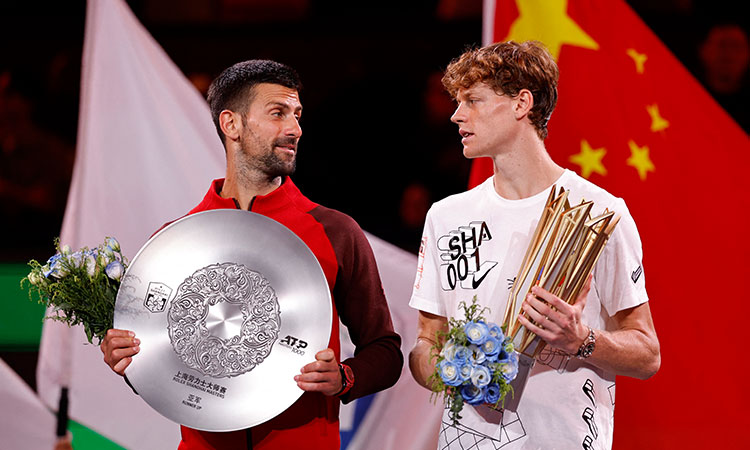 Sinner wins Shanghai Masters to deny Djokovic 100th career title 