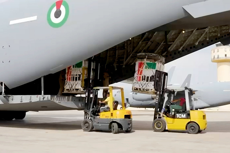 UAE’s 'Birds of Goodness' executes 51st humanitarian aid airdrop in Gaza