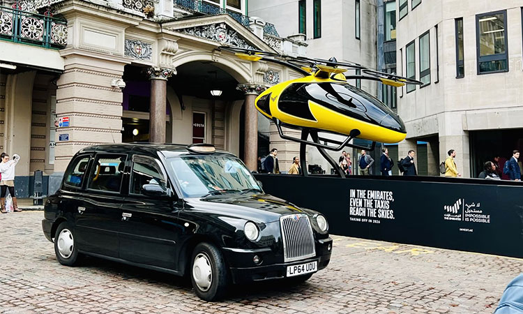 ‘Bring Your Impossible;’ UAE unveils Flying Taxi in London 