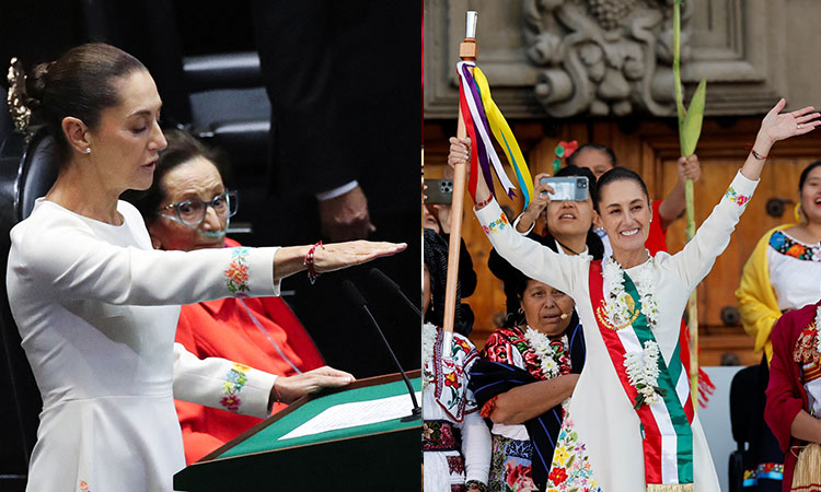 Claudia Sheinbaum takes office as Mexico's first woman president