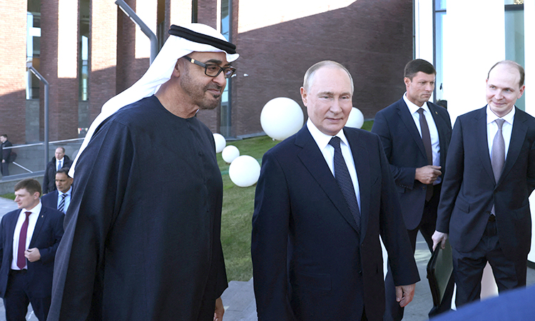 Russian media spotlight UAE President's visit to Moscow