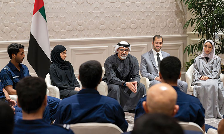 Sheikh Khaled regards Emirati students abroad as ambassadors of UAE