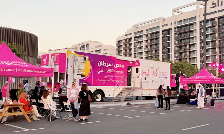 Over 1,600 attend Pink Caravan community event in Sharjah's Aljada area