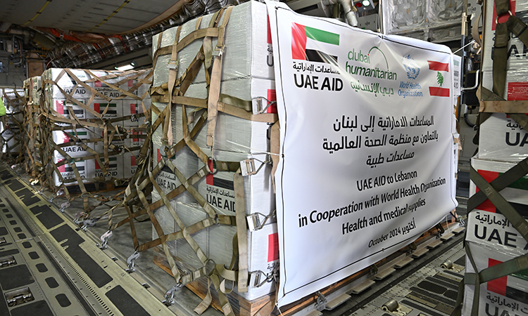 UAE dispatches aircraft carrying medical aid to Lebanon