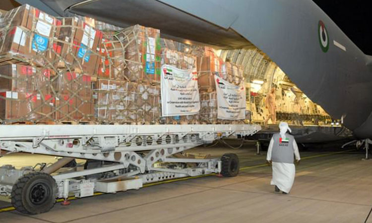 UAE sends six planes carrying medical, food, relief supplies to Lebanon