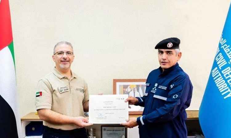 Abu Dhabi honours paramedic who helped a mother save her one-year-old child