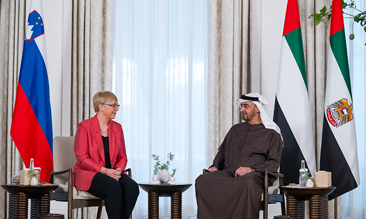 UAE, Slovenian Presidents discuss bilateral cooperation