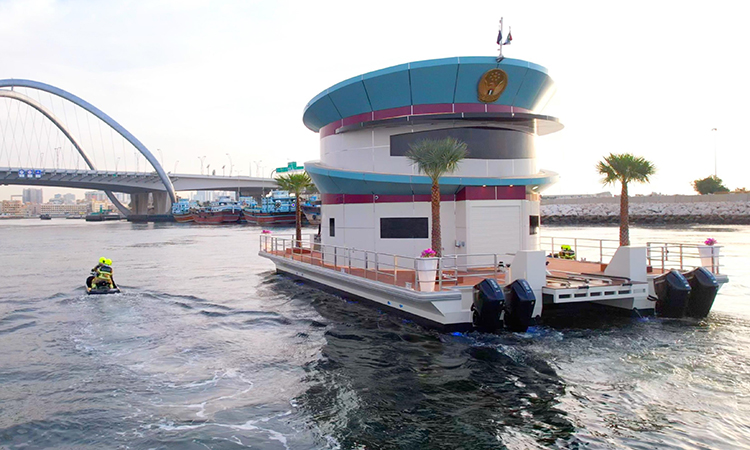 Dubai Civil Defence launches the world’s first mobile floating fire station