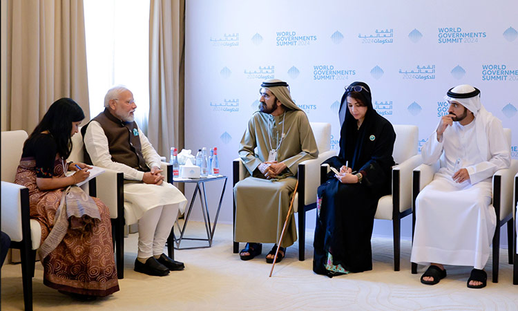 Sheikh Mohammed, Modi discuss strong UAE-India ties and explore ways to enhance relations