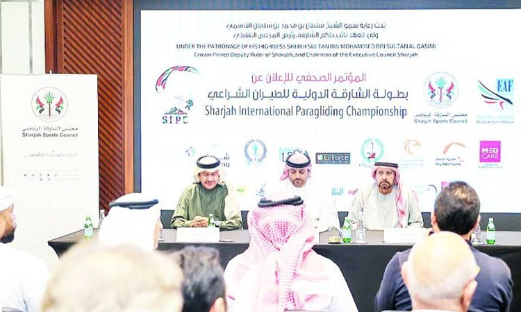 Fifth Sharjah International Paragliding Championship to begin on Friday