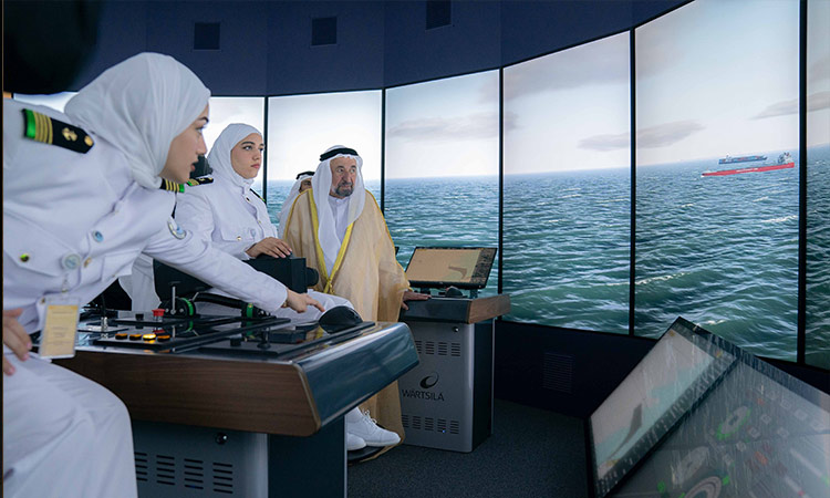 Sheikh Sultan inaugurates SMA’s Marine Simulation Centre