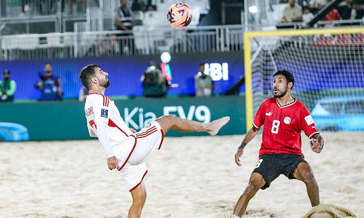 FIFA Beach Soccer World Cup: UAE beat Egypt with 2-1