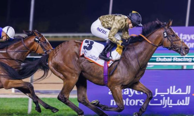 Female rider Saffie scripts history at Meydan Racecourse