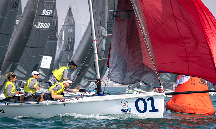 Team Kidzink triumph at Dubai Duty Free SB20 Triple Sailing Championships