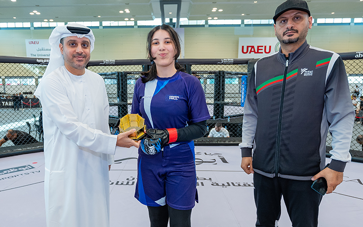 Emirati athletes shine at Youth MMA Championship at UAE University in Al Ain