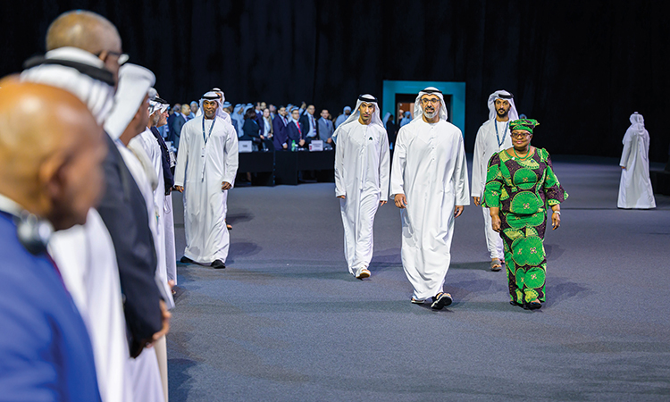 Abu Dhabi Crown Prince witnesses inauguration of 13th WTO Ministerial Conference in Abu Dhabi