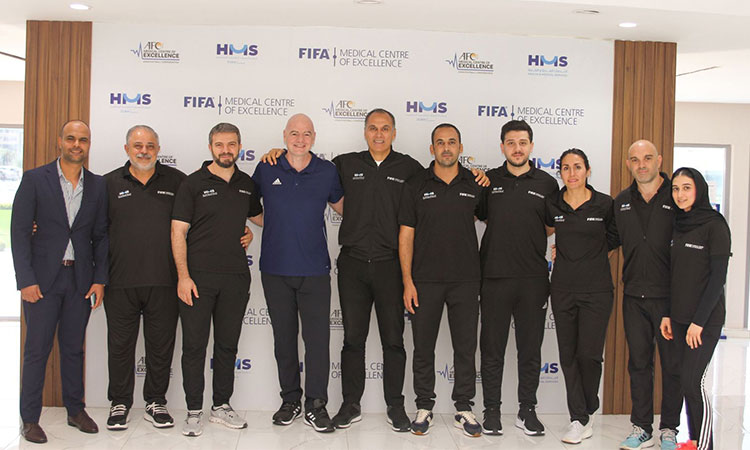 FIFA chief commends UAE's focus on advancing sports medicine