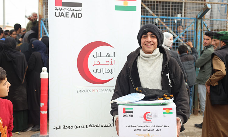 10,000 people benefit from UAE winter aid in Kurdistan