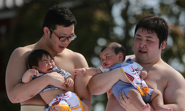 Newborns in Japan are at a new low, while fewer couples marry