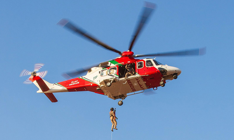 National Guard Command rescues two people missing at sea