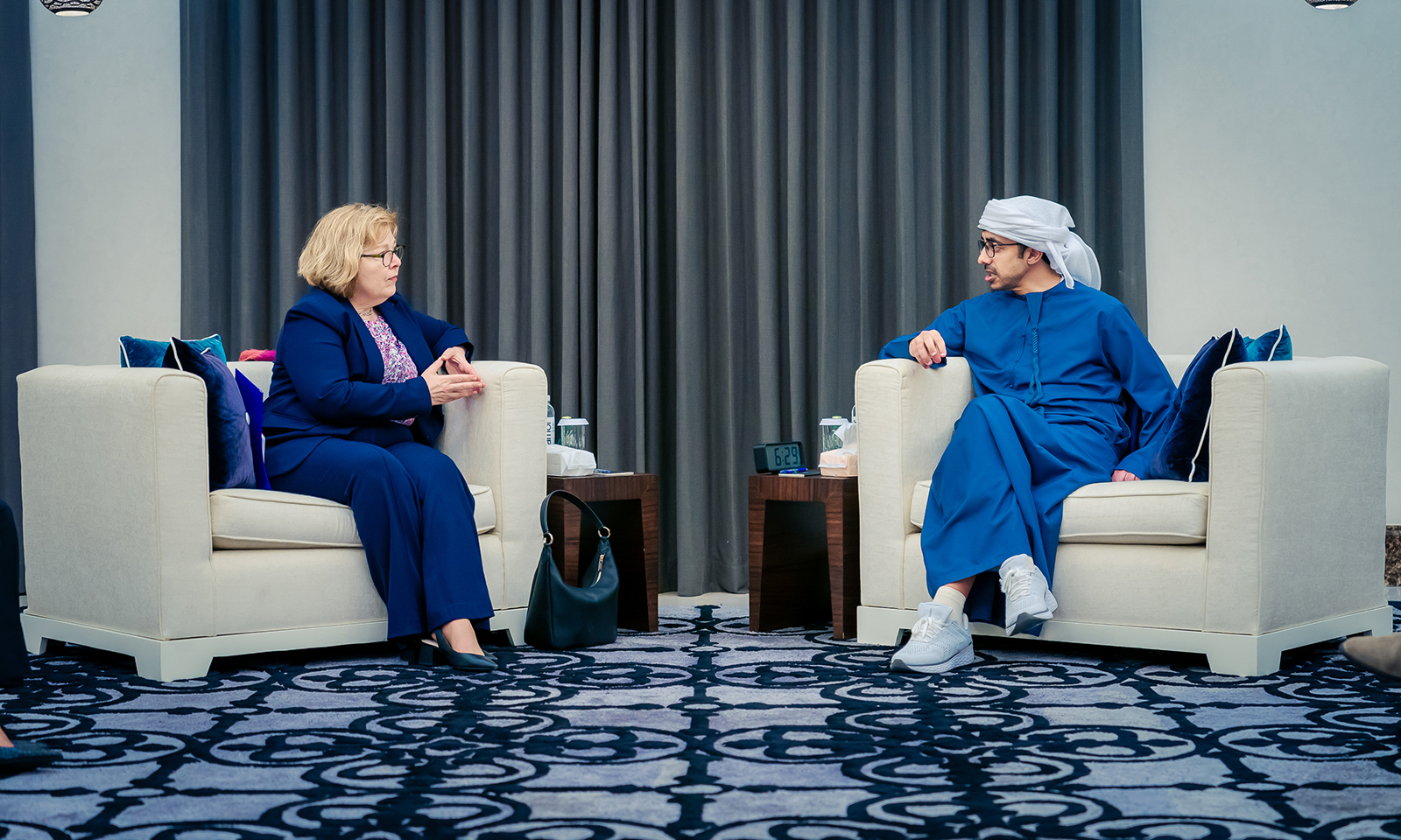 Abdullah Bin Zayed, Barbara Leaf discuss regional developments