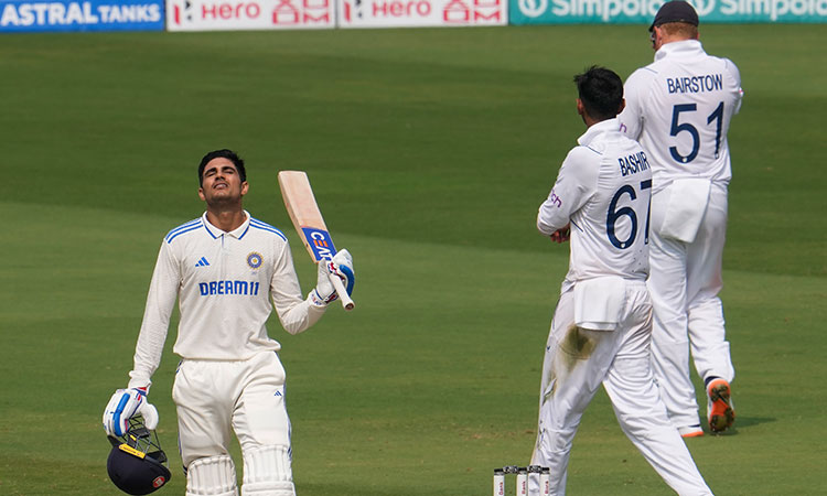 Gill century helps India set England 399-run target to win 2nd Test