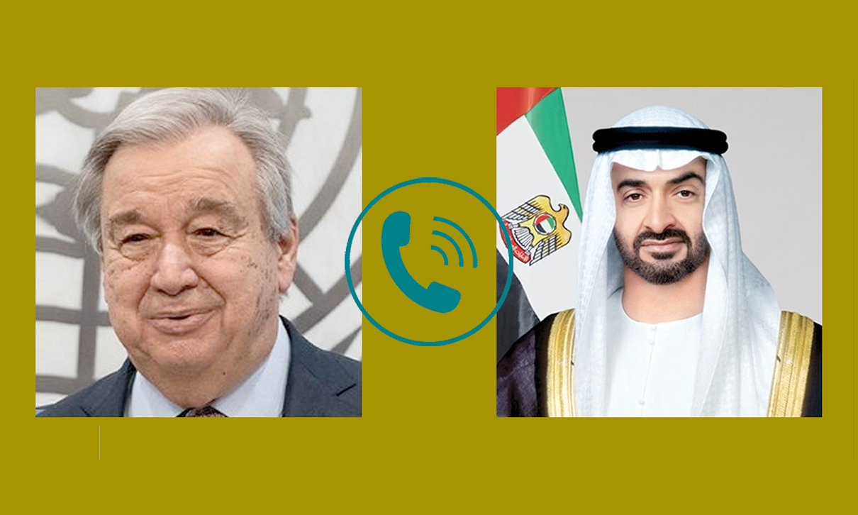 UAE President, UN chief discuss regional developments 