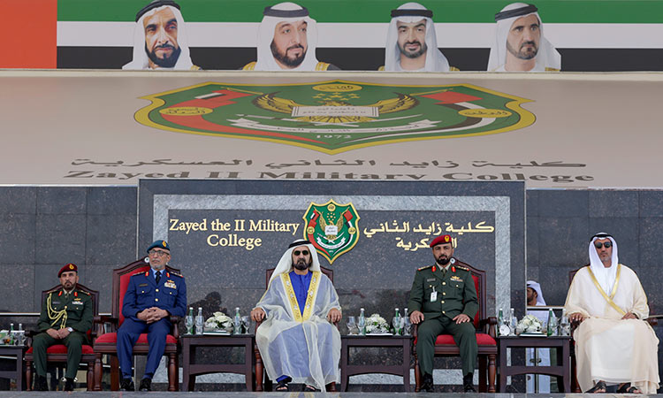 Sheikh Mohammed attends graduation ceremony of Zayed II Military College