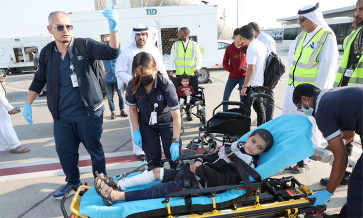 WHO commends UAE's urgent initiative to evacuate sick, injured Palestinians