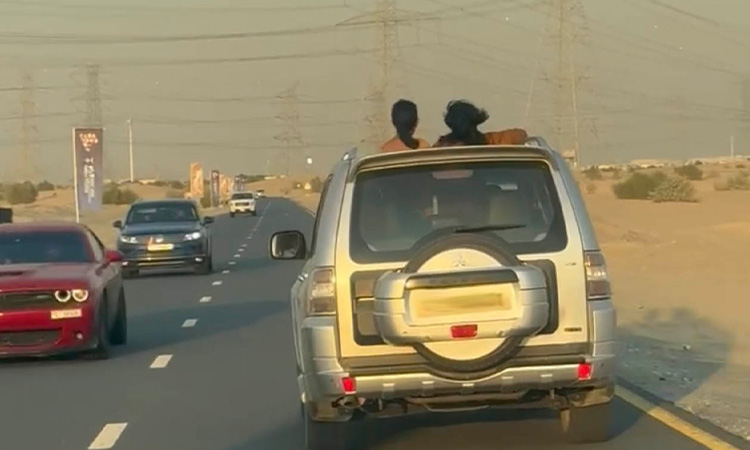 Hefty fines for letting children stick their heads out of car windows, sit on sunroofs in Dubai