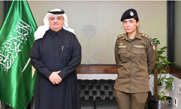 Saudi Arabia invites Pakistan brave female police officer Sherhbano as royal guest