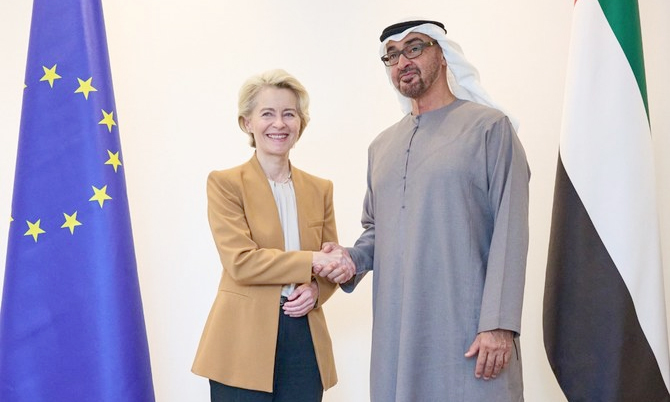 Mohamed, Ursula von der Leyen discuss Gaza crisis