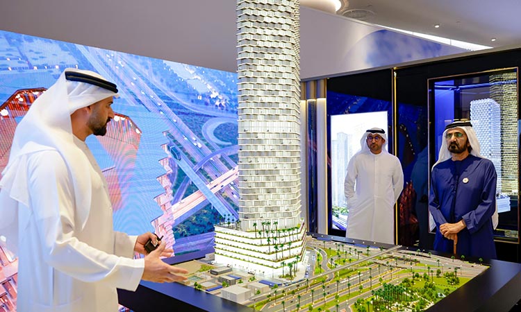 Sheikh Mohammed reviews plans for Dhs800 million '1 Billion Meals Endowment' tower