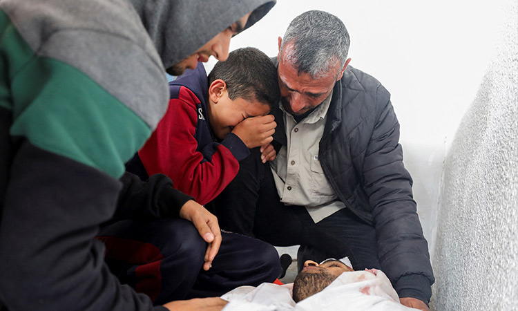 Palestinians mourn 28 killed in Israeli airstrikes on Gaza refugee camps