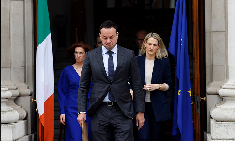 Irish PM Leo Varadkar announces shock resignation