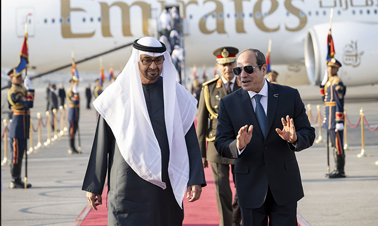 Sheikh Mohamed, Sisi talks focus on strategic partnership