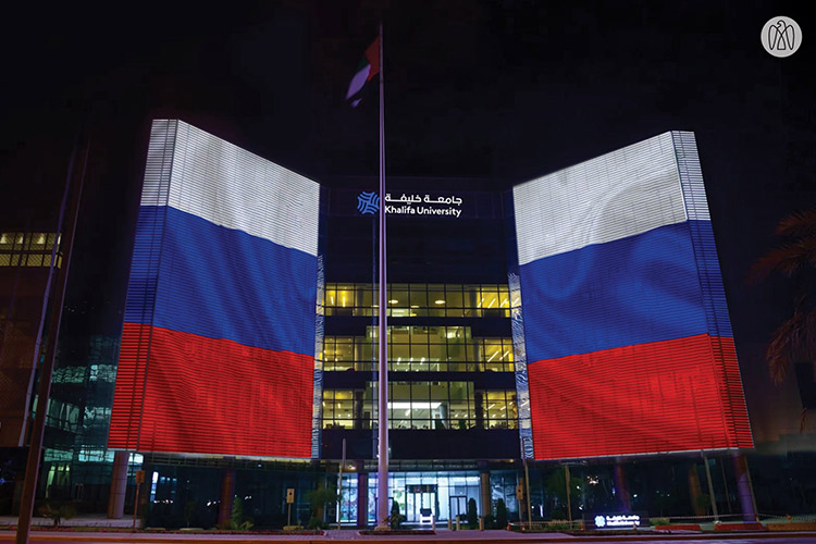 UAE landmarks light up in solidarity with Russia