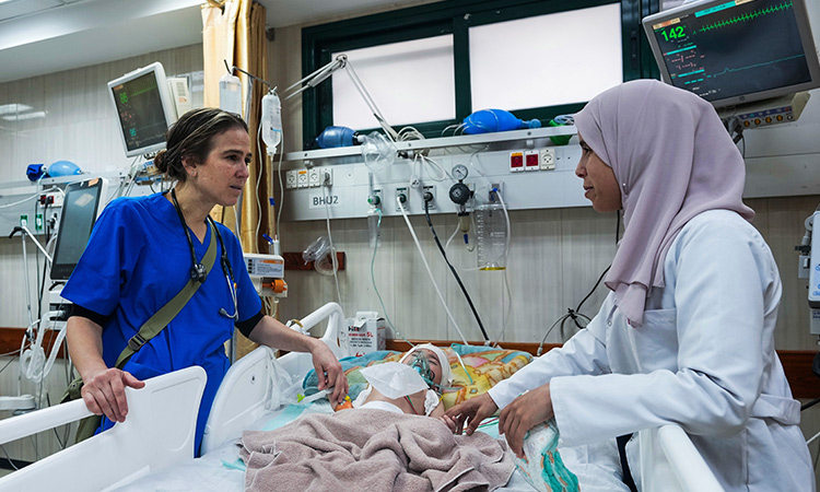 Visiting doctors in Gaza stunned by war’s toll on Palestinian children 