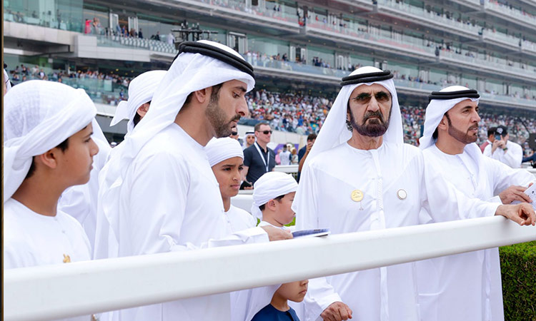 Sheikh Mohammed attends 28th edition of the Dubai World Cup