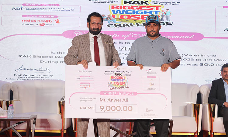 Pakistani expat sheds 30.2kg, wins Dhs9,000 in RAK Weight Loss Challenge