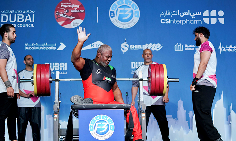 UAE’s Khalaf smashes Asian record, clinches gold in Legend category