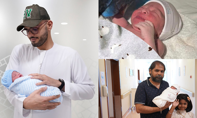 Double joy for parents on arrival of their babies on Eid day