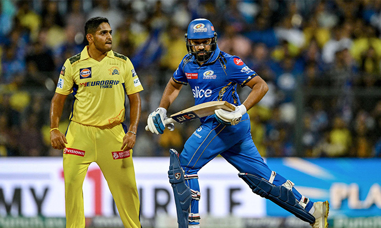 Rohit's ton in vain as Chennai beat Mumbai by 20 runs in IPL match