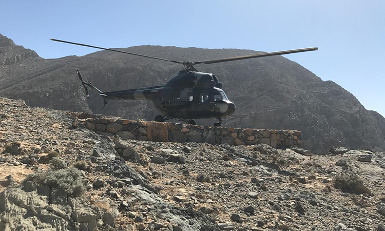 RAK Police rescue two stranded hikers