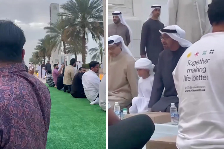 VIDEO: UAE President breaks fast with worshippers at Sheikh Zayed Grand Mosque