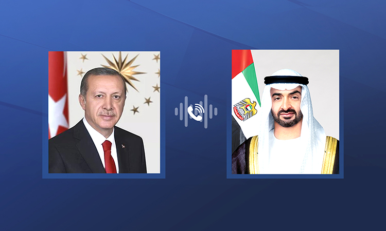 Mohamed Bin Zayed receives phone call from Turkish President Erdogan 