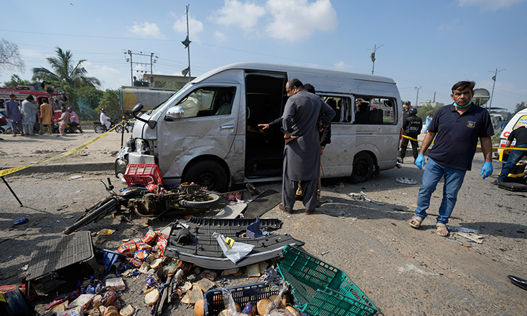 Five Japanese escape unhurt in Pakistan suicide blast attack