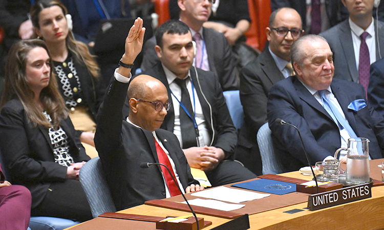 US vetoes widely supported resolution backing full UN membership for Palestine